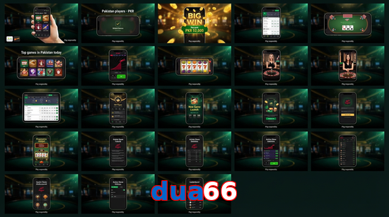 Main screen of Dua66 bet page for PK players